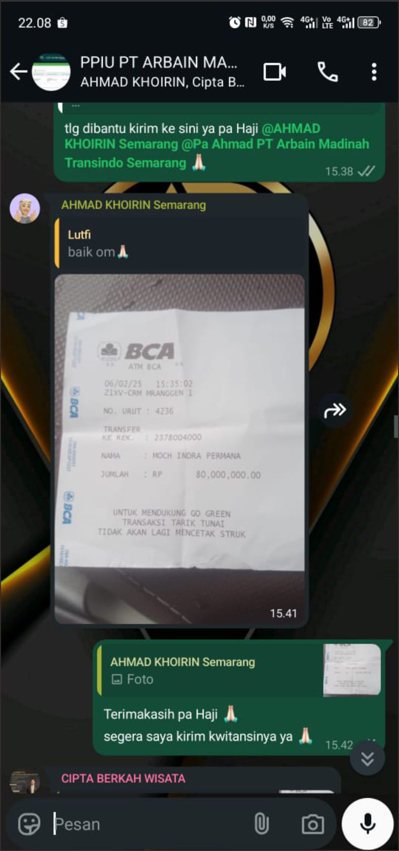 Bukti transaksi 13